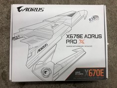 AORUS X670E PRO X GAMING MOTHERBOARD: LOCATION - A