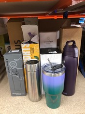 QUANTITY OF ITEMS TO INCLUDE SUPER SPARROW WATER BOTTLE WITH STRAW - STAINLESS STEEL TRAVEL MUG - 500ML - BPA FREE SPORTS WATER BOTTLE - INSULATED METAL FLASK - LEAKPROOF WATER BOTTLES FOR SPORTS, TR