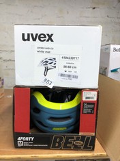 QUANTITY OF SPORTS & EXERCISE ITEMS TO INCLUDE BELL 4 FORTY MTB HELMET 2022: MATTE/GLOSS BLUE/HI-VIZ, M 55-59CM: LOCATION - FRONT FLOOR TABLES