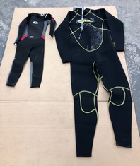 OSPREY WETSUIT SIZE SMALL & SLINX WETSUIT XL: LOCATION - FRONT FLOOR TABLES