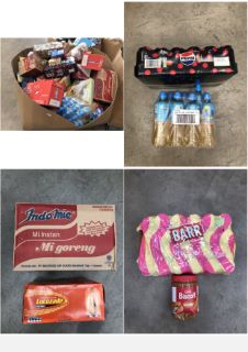 PALLET OF ASSORTED FOOD AND DRINK ITEMS TO INCLUDE PEPSI MAX SOME ITEMS MAY BE BEST BEFORE : LOCATION - BACK FLOOR(COLLECTION OR OPTIONAL DELIVERY AVAILABLE)