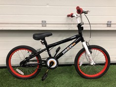 PIRANHA DROID KIDS BIKS 10" FRAME 18" WHEELS SINGLE SPEED: LOCATION - BIKE RACKS(COLLECTION OR OPTIONAL DELIVERY AVAILABLE)