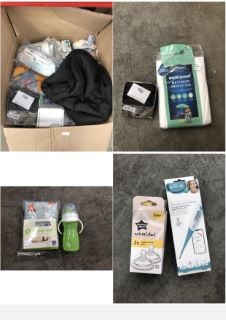 QUANTITY OF ASSORTED ITEMS TO INCLUDE SILENT NIGHT WATER PROOF MATRESS PROTECTOR FOR DOUBLE BED: LOCATION - LEFT RACK(COLLECTION OR OPTIONAL DELIVERY AVAILABLE)