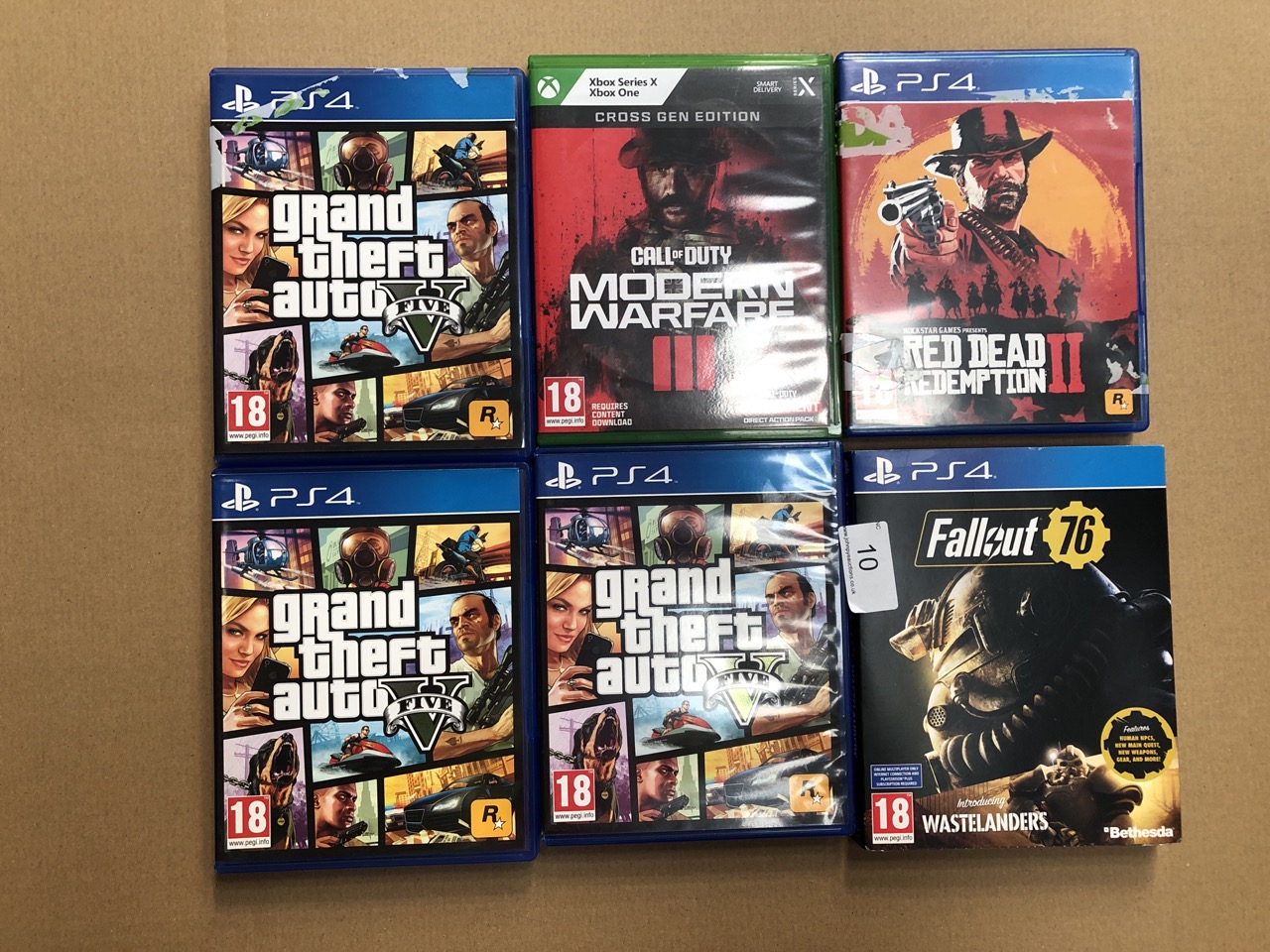 QUANTITY OF ASSORTED GAMES TO INCLUDE RED DEAD REDEMPTION 2 FOR PS4 18+ ID MAY BE REQUIRED - COLLECTION ONLY - LOCATION BACK WALL