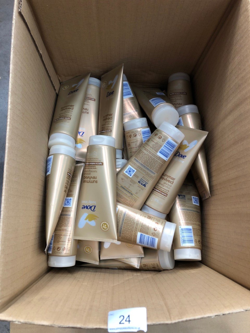 40X DOVE BODY LOVE SUMMER REVIVED GRADUAL TANNING LOTION - COLLECTION ONLY - LOCATION BACK WALL