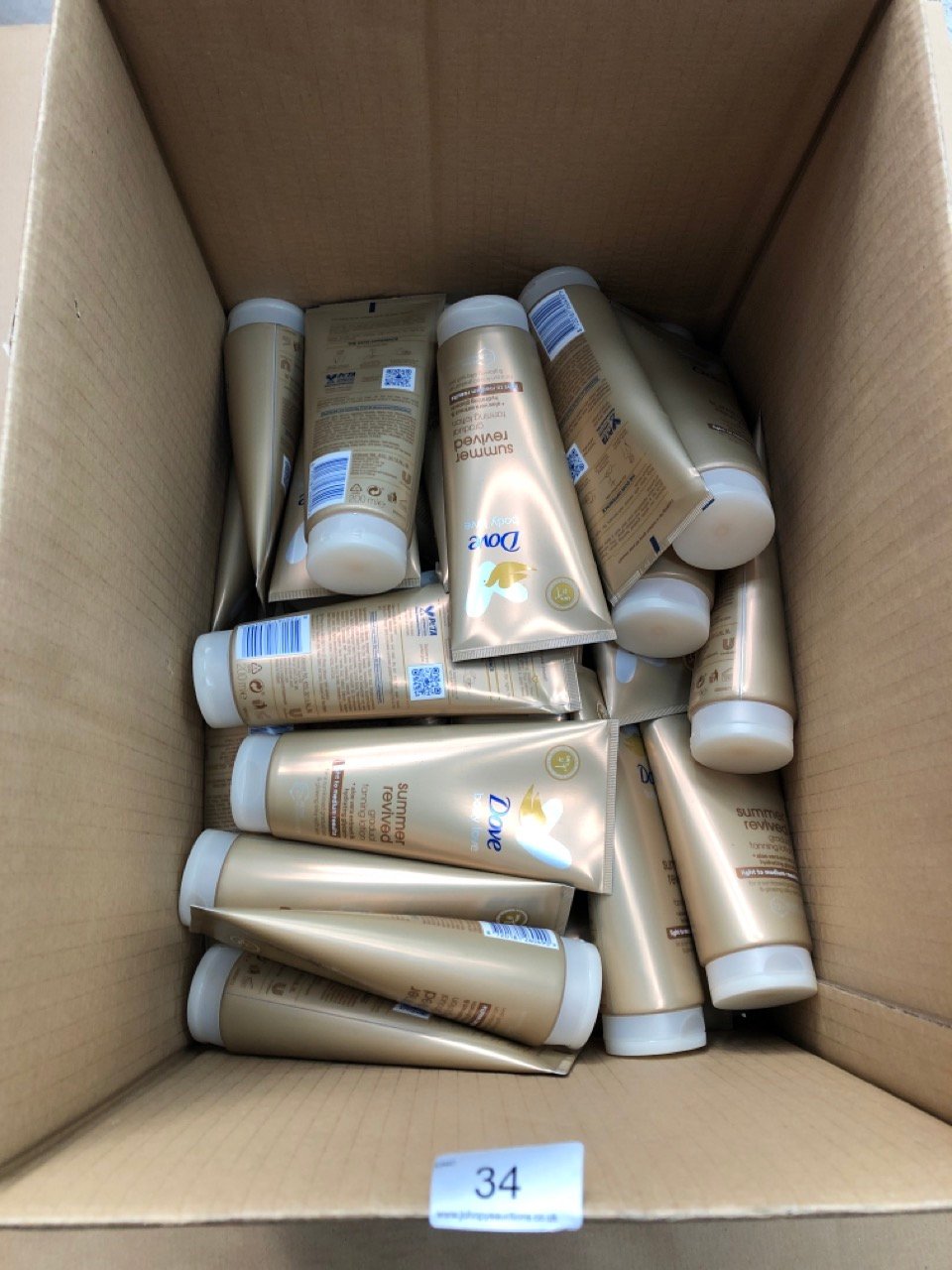 40X DOVE BODY LOVE SUMMER REVIVED GRADUAL TANNING LOTION - COLLECTION ONLY - LOCATION BACK WALL