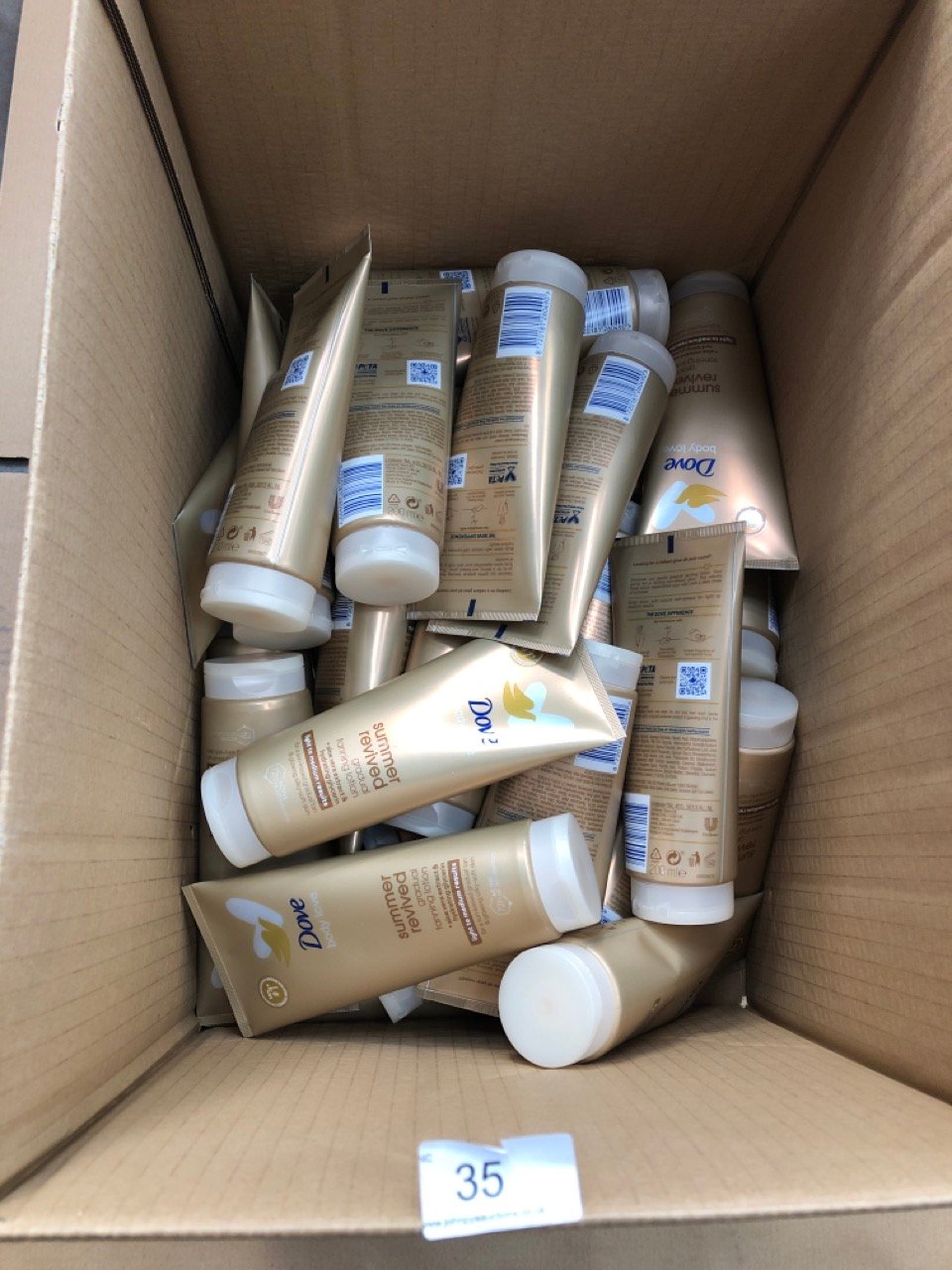 40X DOVE BODY LOVE SUMMER REVIVED GRADUAL TANNING LOTION - COLLECTION ONLY - LOCATION BACK WALL