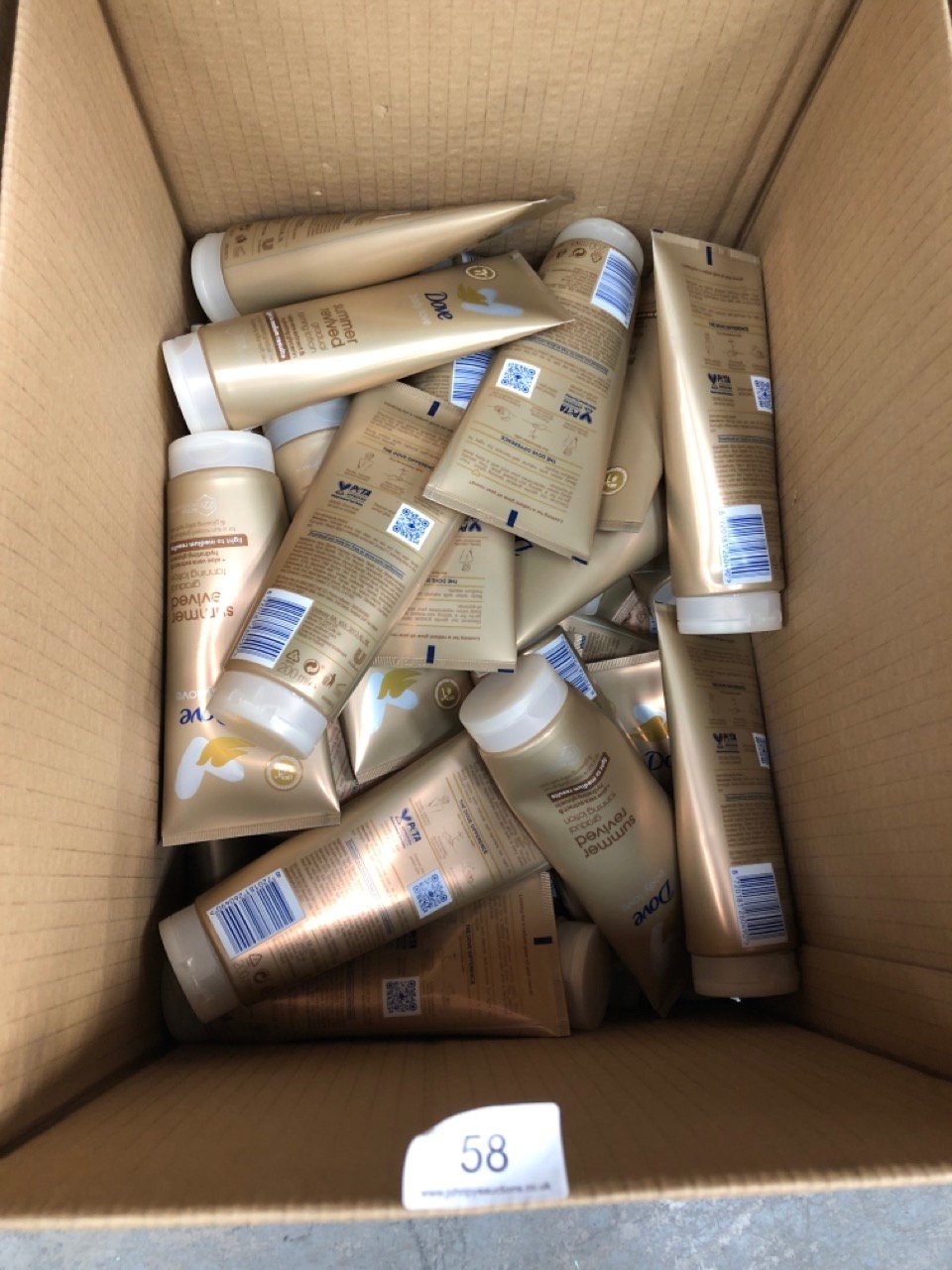 40X DOVE BODY LOVE SUMMER REVIVED GRADUAL TANNING LOTION - COLLECTION ONLY - LOCATION BACK WALL