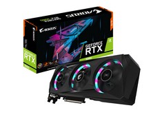 GIGABYTE AORUS GEFORCE RTX 3060 ELITE 12G , REV2.0,  GRAPHICS CARD, 3X WINDFORCE FANS, 12GB 192-BIT GDDR6, GV-N3060AORUS E-12GD REV2.0 VIDEO CARD. RRP £392: LOCATION - A RACK