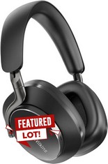 BOWERS & WILKINS PX8 FLAGSHIP NOISE CANCELLING WIRELESS OVER EAR HEADPHONES WITH BLUETOOTH 5.0 & QUICK CHARGE, HIGH-RESOLUTION PLAYBACK AND BUILT-IN MICROPHONE - TAN. RRP £470: LOCATION - A RACK