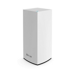 LINKSYS VELOP MX5300 TRI-BAND WHOLE HOME MESH WIFI 6 SYSTEM , AX5300,  WIFI ROUTER, EXTENDER & BOOSTER UP TO 3000 SQ FT, 4X FASTER SPEED FOR 50+ DEVICES WITH MU-MIMO & PARENTAL CONTROLS - 1 PACK, WHI