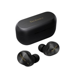 TECHNICS EAH-AZ80E-K WIRELESS EARBUDS WITH NOISE CANCELLING, 3 DEVICE MULTIPOINT BLUETOOTH, COMFORTABLE IN-EAR HEADSET, WIRELESS CHARGING, BLACK. RRP £220: LOCATION - A RACK