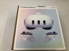 META QUEST 3 128GB VR HEADSET (RRP - £479): MODEL NO S3A: LOCATION - J