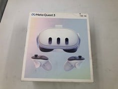 META QUEST 3 128GB VR HEADSET (RRP - £479): MODEL NO S3A: LOCATION - F