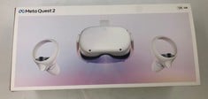 META 128GB QUEST 2 VR HEADSET: MODEL NO KW49CM: LOCATION - D