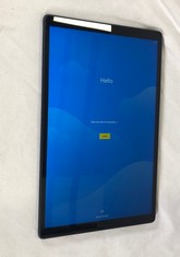 LENOVO TAB M10 HD  TABLET WITH WIFI: MODEL NO TB-X306F: LOCATION - D