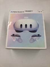 META QUEST 3 128GB V.R HEADSET (RRP - £479): MODEL NO S3A [JPTE64825]:: LOCATION - C