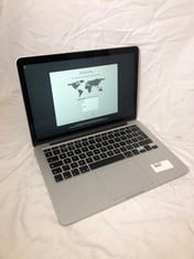 APPLE MACBOOK PRO 512GB LAPTOP: MODEL NO A1502. INTEL CORE I7-5557U, 16GB RAM,::: LOCATION - C