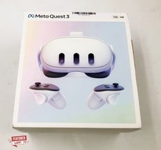 META QUEST 3 128 GB VR HEADSET (RRP - £479): MODEL NO S3A: LOCATION - J