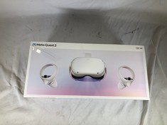 META QUEST 2 128 GB VR HEAD SET: MODEL NO KW49CM: LOCATION - M