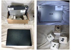 7X ASSORTED TECH SMASH/SALVAGE/SPARES  TO INCLUDE  ASUS ZBOOK LAPTOP, INTEL I5-12400, 16GB RAM.: LOCATION - M