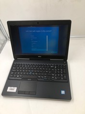 DELL PRECISION 7520 1TB LAPTOP: MODEL NO P53F. INTEL CORE I7-7820HQ, 32GB RAM, 15.0" SCREEN: LOCATION - J