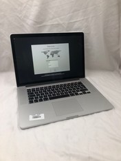 APPLE MACBOOK  PRO 2015 250GB LAPTOP.. INTEL CORE I7-4770HQ, 16GB RAM,: LOCATION - N