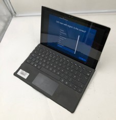 MICROSOFT SURFACE PRO 4 256GB LAPTOP: MODEL NO 1724. INTEL CORE I7-6650U, 8GB RAM, 12.3" SCREEN: LOCATION - J