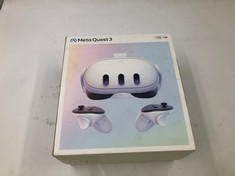 META QUEST 3 128 GB VR HEADSET (RRP - £479): MODEL NO S3A: LOCATION - J