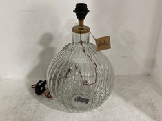 NKUKU VARANISI WIDE RECYCLED GLASS LAMP (VL0101) RRP- £175