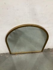 NKUKU MURWARA ARCH MIRROR - ANTIQUE BRASS (MM3301) RRP- £395