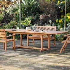 OUTDOOR EXTENDING DINING TABLE