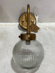 NKUKU KONNIE BATHROOM WALL LAMP GLOBE - CLEAR - ONE SIZE (KL2501) RRP- £110