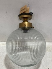 NKUKU KONNIE BATHROOM CEILING LAMP GLOBE - CLEAR - ONE SIZE (KL2601) RRP- £150