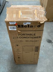 BELACO PORTABLE AIR CONDITIONER - MODEL NO. BELPAC9B1 - RRP Â£250