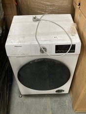 HISENSE FREESTANDING WASHER-DRYER IN WHITE - MODEL NO. WDQA8014EVJM - RRP Â£269