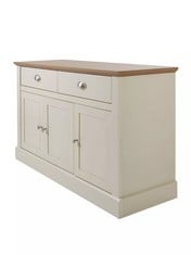 CRAWFORD LARGE SIDEBOARD IVORY/OAK RRP- £229