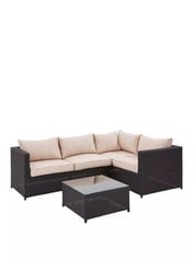 VANCOUVER 3PC CORNER RATTAN SET KPQKM RRP- £500