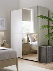 NICO 150CM SLIDING MIRRORED WARDROBE BOXES 1-5 (KERBSIDE PALLET DELIVERY)