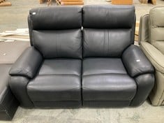 LAY-Z-BOY WINCHESTER 2 SEATER POWER RECLINER SOFA MEZZO EBONY LEATHER RRP- £1,395