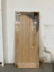 SUFFOLK OAK VENEER INTERIOR DOOR - SIZE 1981 X 838 X 35MM (KERBSIDE PALLET DELIVERY)