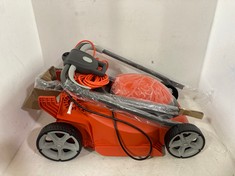 FLYMO EASI STORE 34OR ELECTRIC WHEELED LAWNMOWER - ORANGE - RRP £115