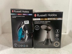 RUSSELL HOBBS SUPREME STEAM ULTRA 2600W IRON TO INCLUDE RUSSELL HOBBS STEAM GENIE AROMA HANDHELD STEAMER