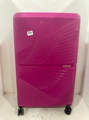 AMERICAN TOURISTER LARGE HARD SHELL SUITCASE - BRIGHT PINK