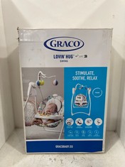 GRACO LOVIN' HUG SWING - PARADE - RRP £100