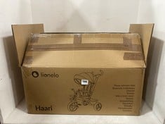 LIONELO HAARI 2-IN-1 KIDS TRICYCLE STROLLER - MULTI - RRP £105