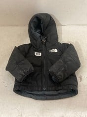 KIDS THE NORTH FACE HEATSEEKER ECO PUFFER COAT SIZE 0-3 MONTHS IN BLACK - RRP £70