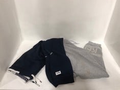 KENZO KIDS FLEECE JOGGER - LIGHT GREY SIZE 14A TO INCLUDE BOSS HUGO BOSS BOYS JOGGERS - NAVY/WHITE SIZE 16M