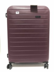 IT LUGGAGE LARGE HARD SHELL SUITCASE - DARK PURPLE