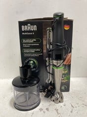 BRAUN MULTIQUICK 9 HAND BLENDER - MODEL NO.: MQ9187XLI - RRP £130